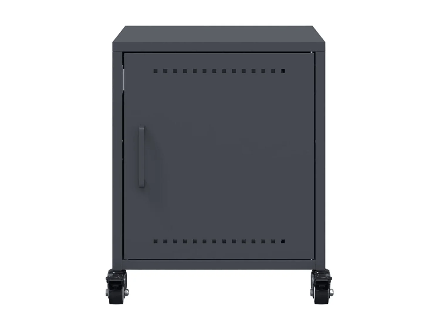 Crestline  Table de chevet anthracite 36x39x43,5 cm acier