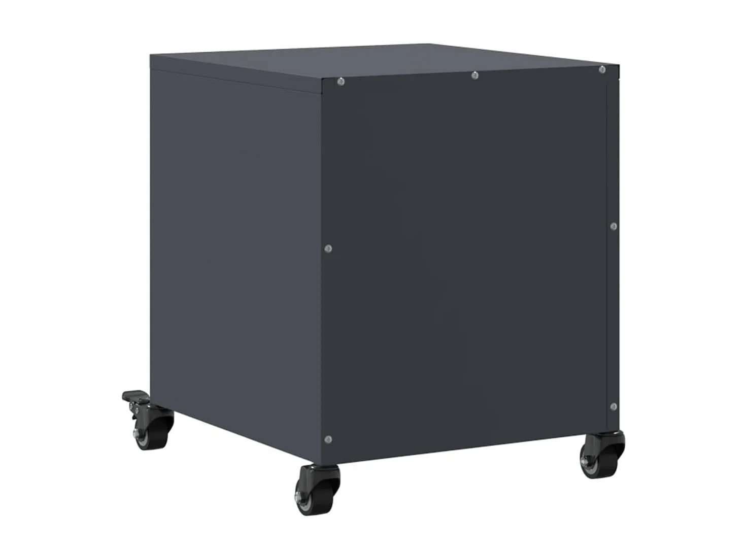 Crestline  Table de chevet anthracite 36x39x43,5 cm acier