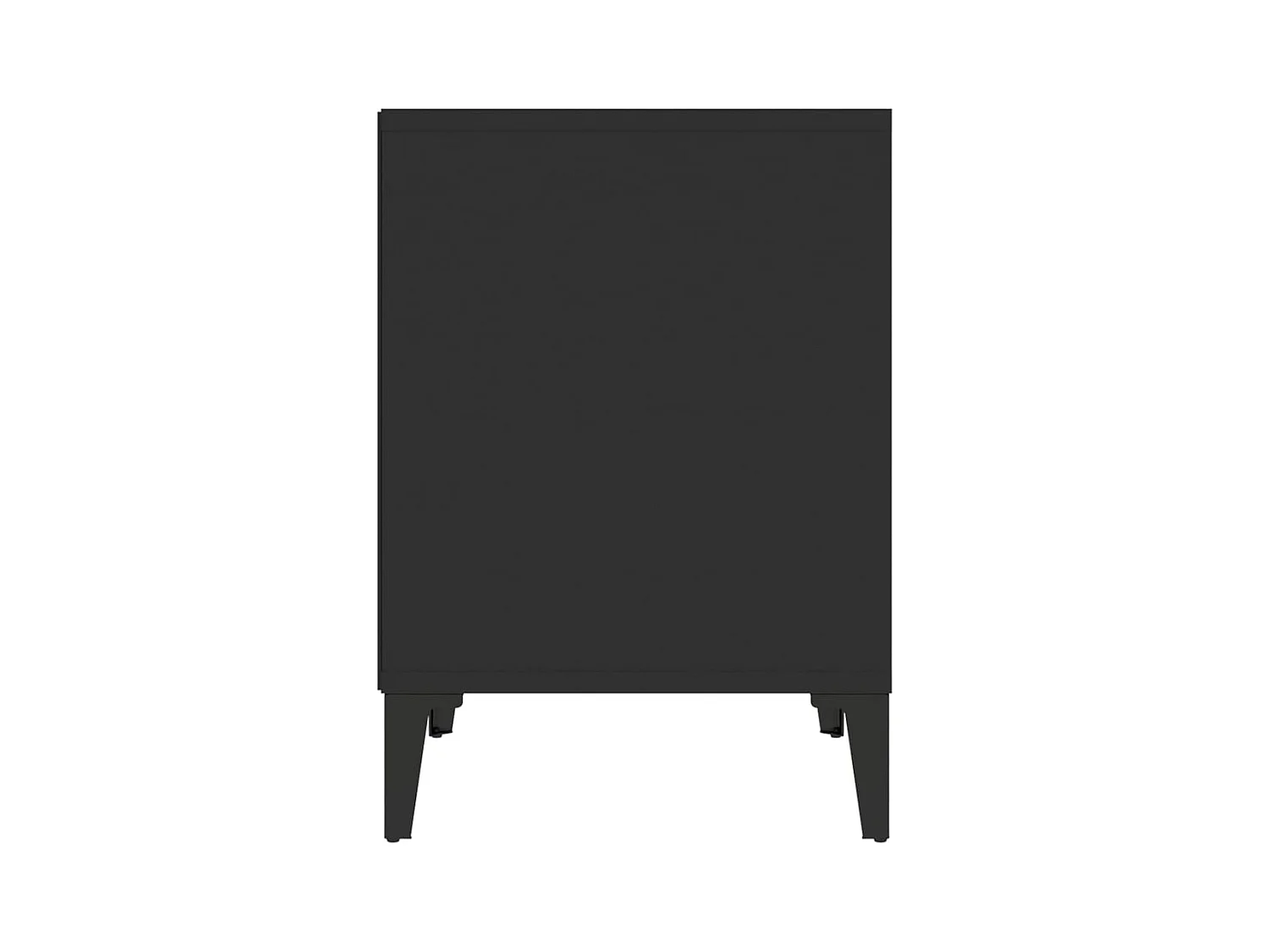 Hartford  Table de chevet Noir 40x35x50 cm