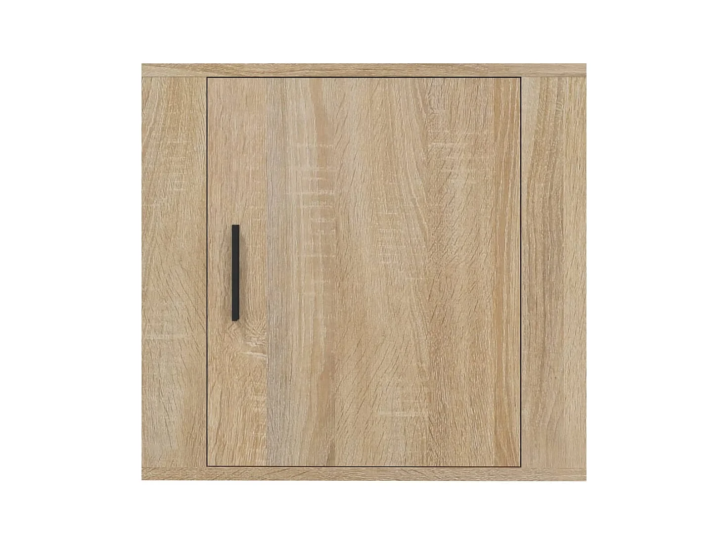 Almond  Comodino a Muro Rovere Sonoma 50x30x47 cm