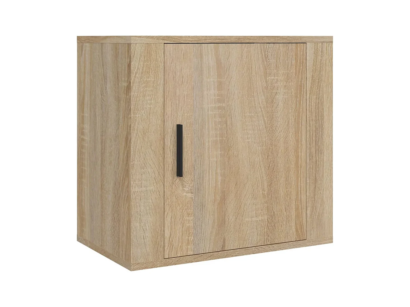 Almond  Table de chevet murale Chêne sonoma 50x30x47 cm