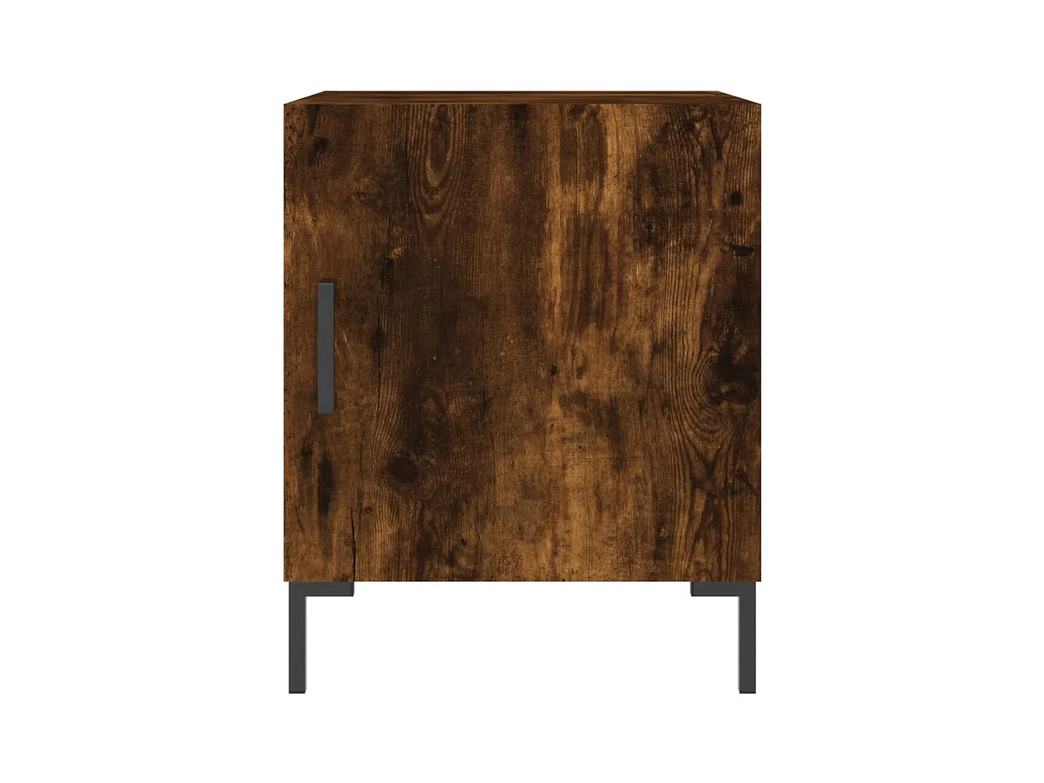 Emarente  Tables de chevet 2 pcs chêne fumé 40x40x50 cm bois d'ingénierie