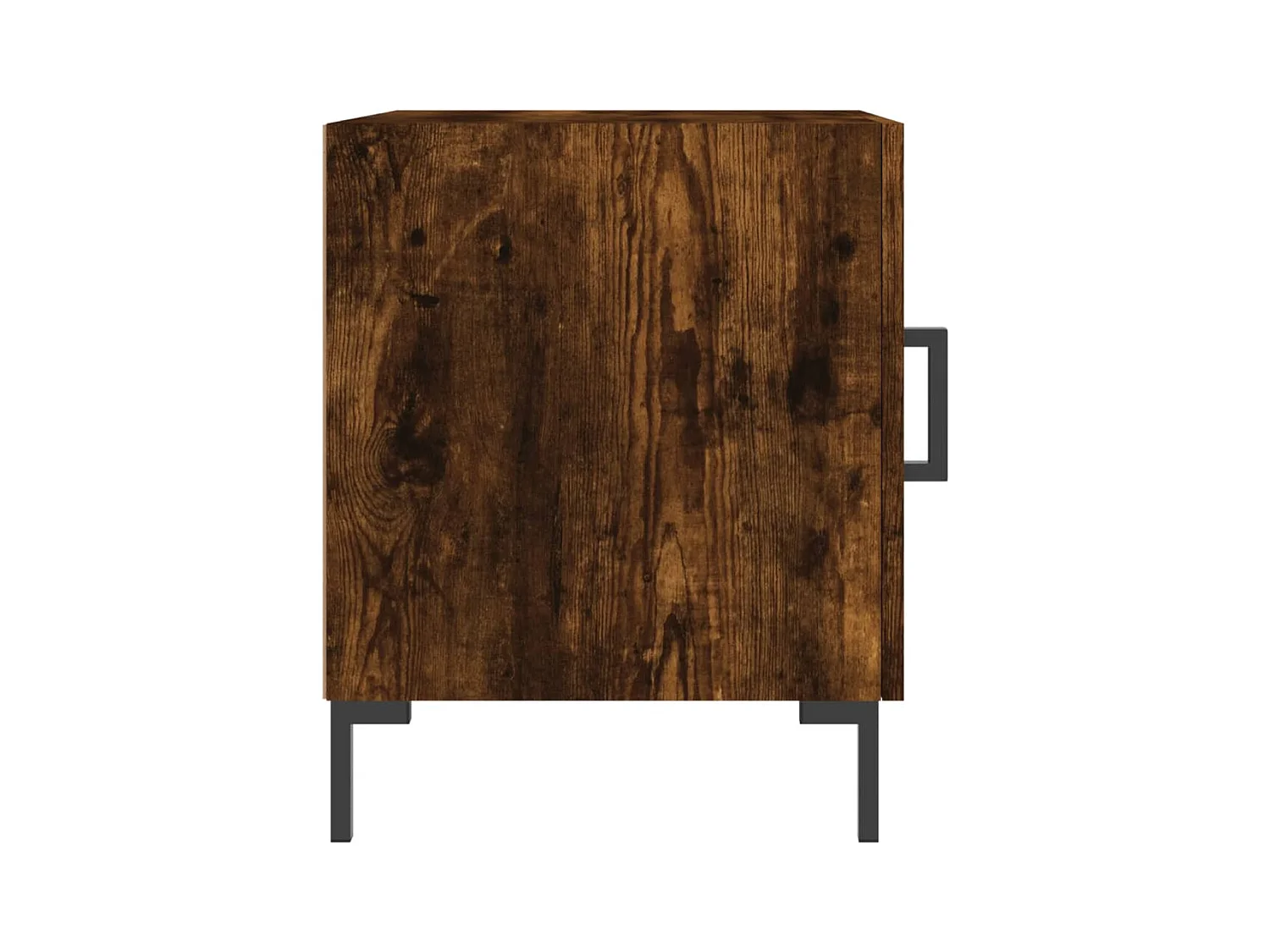 Emarente  Tables de chevet 2 pcs chêne fumé 40x40x50 cm bois d'ingénierie