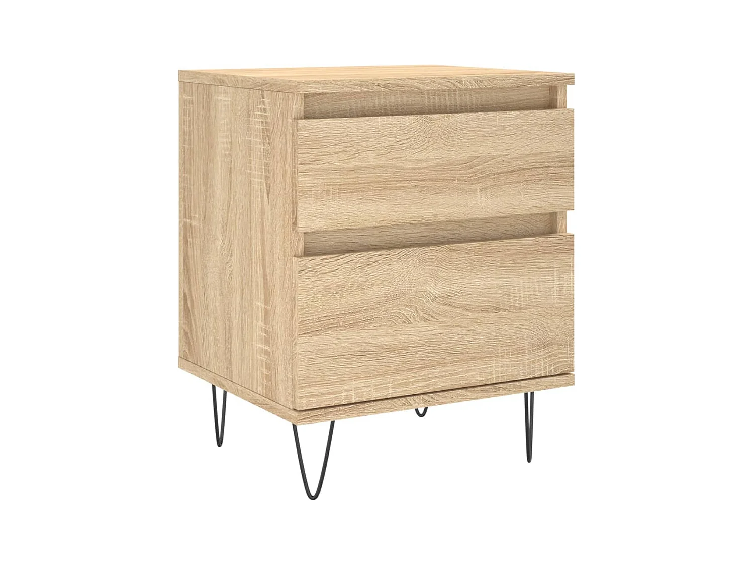 Ineke  Table de chevet chêne sonoma 40x35x50 cm bois d’ingénierie