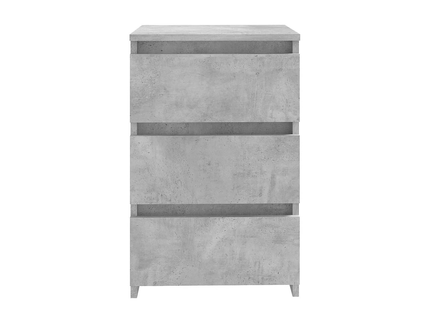 Altamonte Springs  Table de chevet Gris béton 40x35x62,5 cm Aggloméré