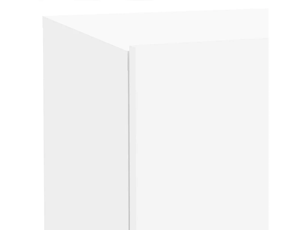 Robbie  Table de chevet avec lumières LED blanc 70x36x40,5 cm