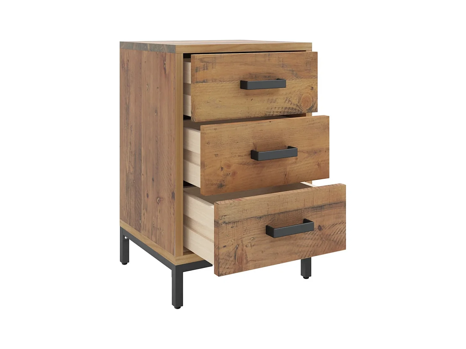 Arthir  Tables de chevet 2 pcs 40x30x55 cm Bois de pin massif