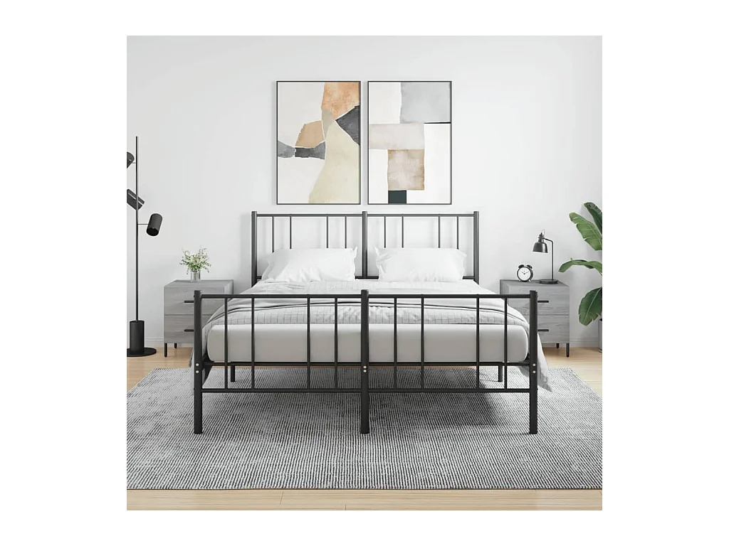 Mikael  Tables de chevet 2 pcs sonoma gris 40x35x47,5 cm