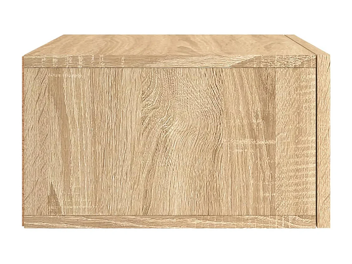 Carbon Hill  Table de chevet murale chêne sonoma 35x35x20 cm