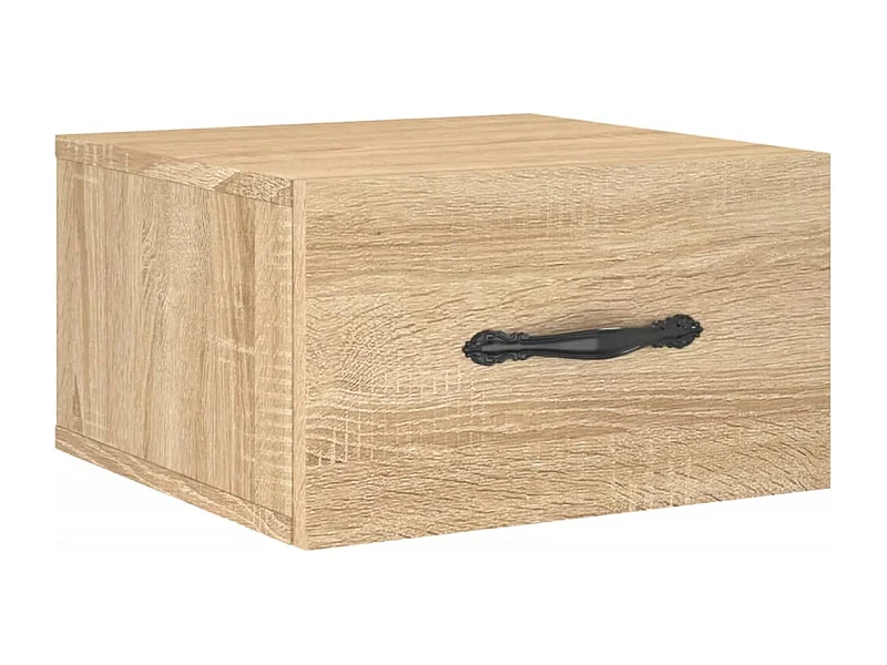 Carbon Hill  Nachtkastje wandgemonteerd 35x35x20 cm sonoma eikenkleurig