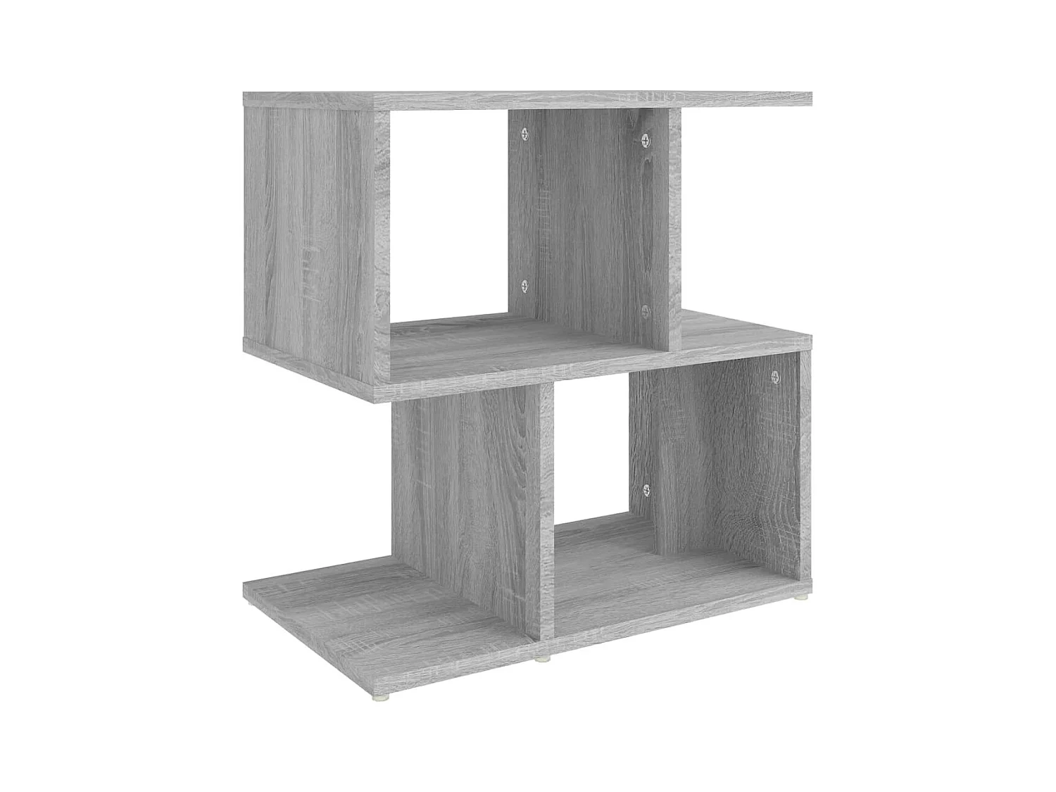 Kerwin  Table de chevet Sonoma gris 50x30x51,5 cm Bois d'ingénierie