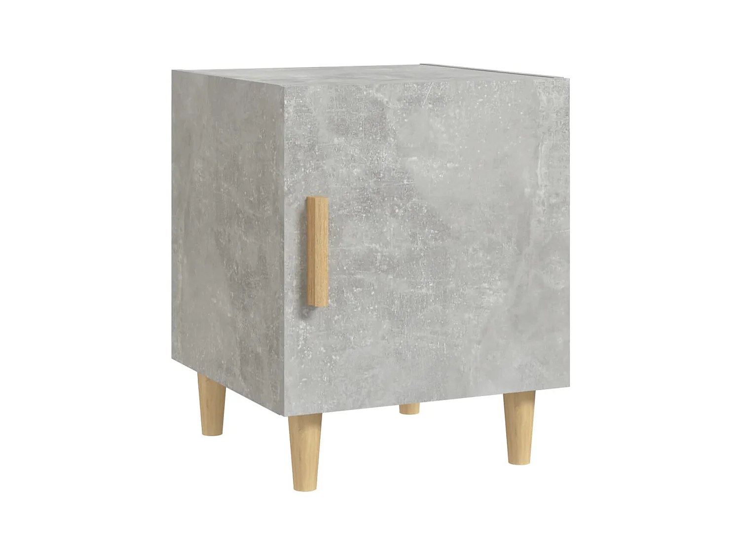 Oupeye  Table de chevet Gris béton Bois d'ingénierie