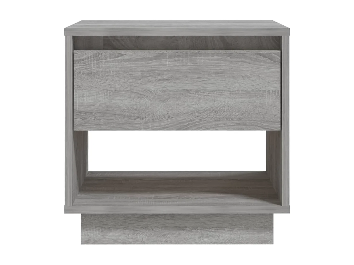 Zalyn  Table de chevet Sonoma gris 45x34x44 cm bois d'ingénierie
