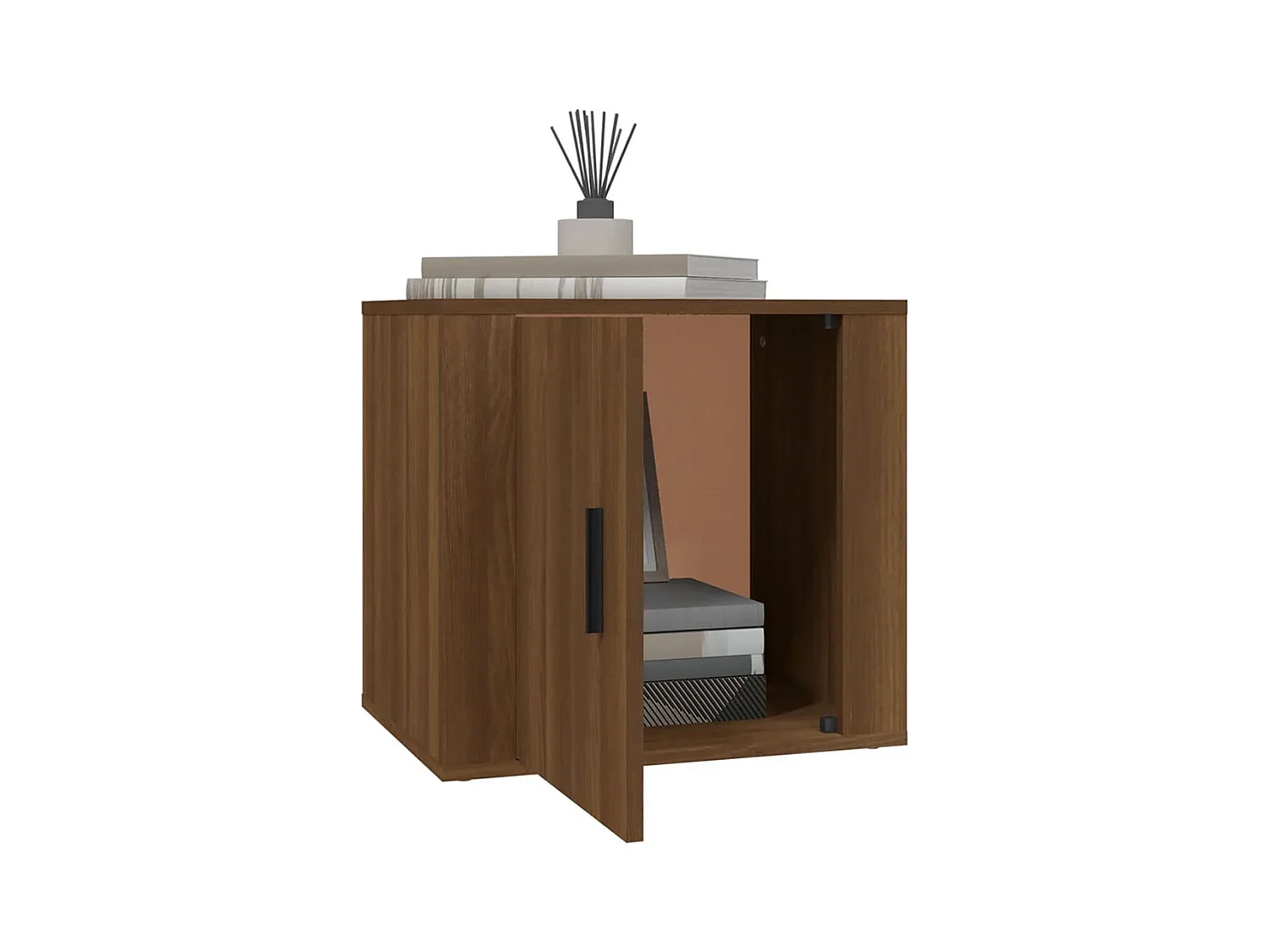 Quinty  Tables de chevet 2 pcs Chêne marron 50x39x47 cm