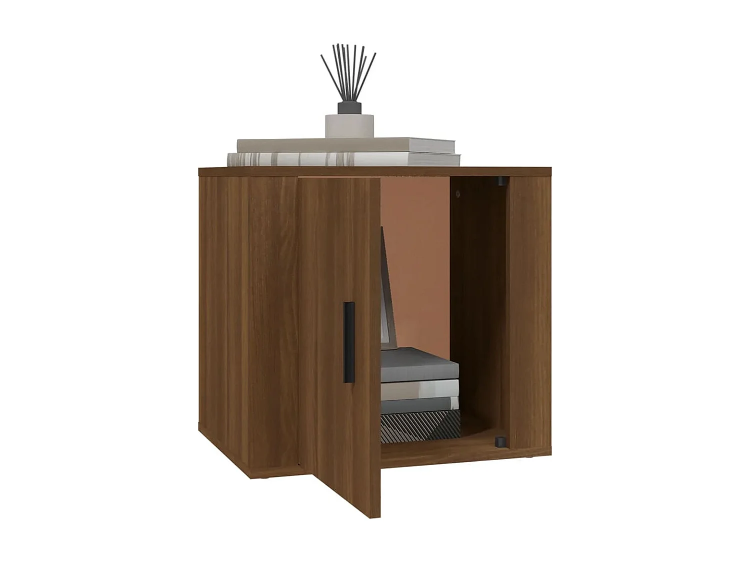 Quinty  Tables de chevet 2 pcs Chêne marron 50x39x47 cm