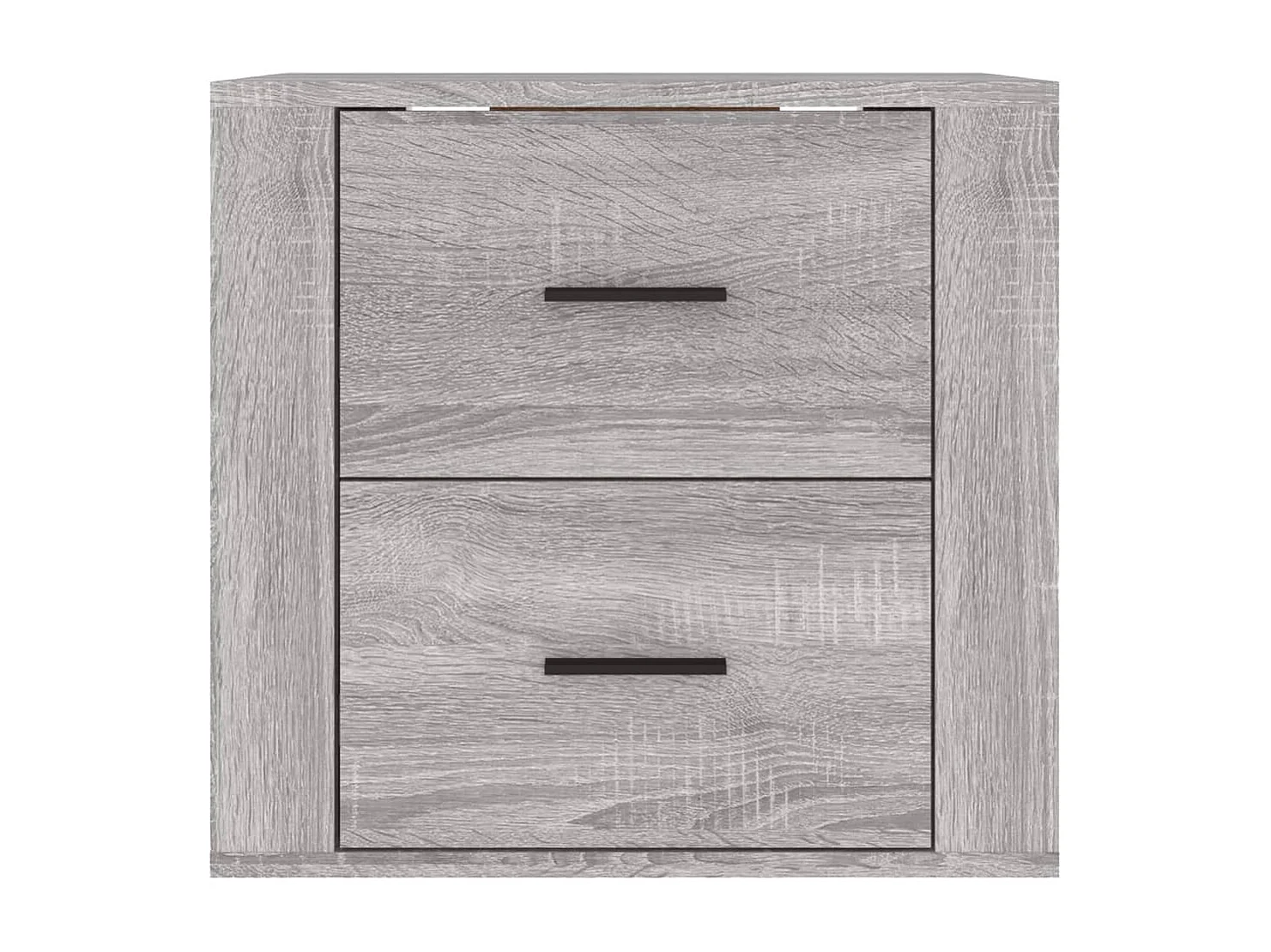 Goshen  Table de chevet murale Sonoma gris 50x36x47 cm