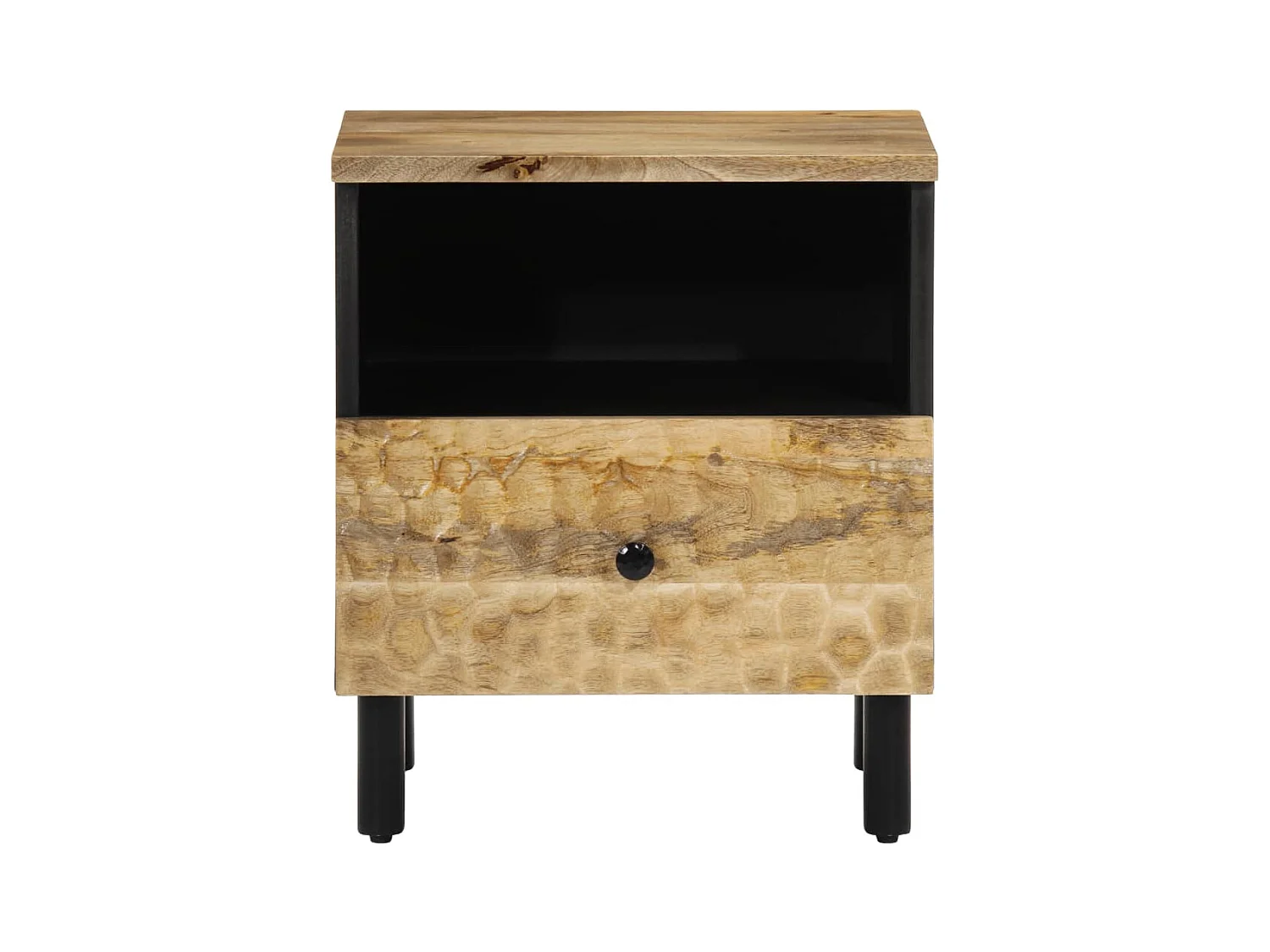 Helena-West Helena  Tables de chevet 2 pcs 40x33x46 cm Bois de manguier solide