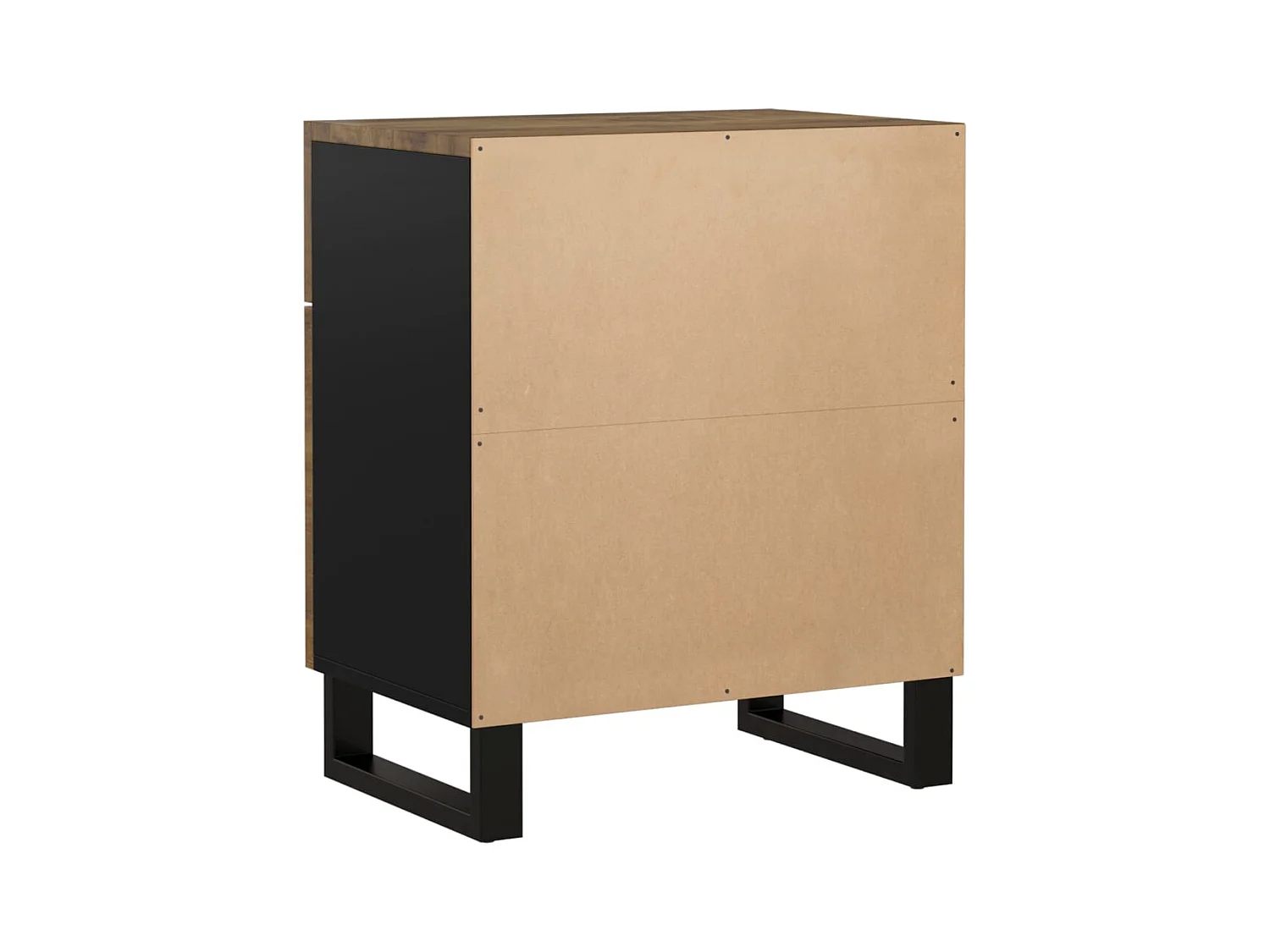 Bondy  Table de chevet 50x33x60 cm Bois de manguier et d'ingénierie