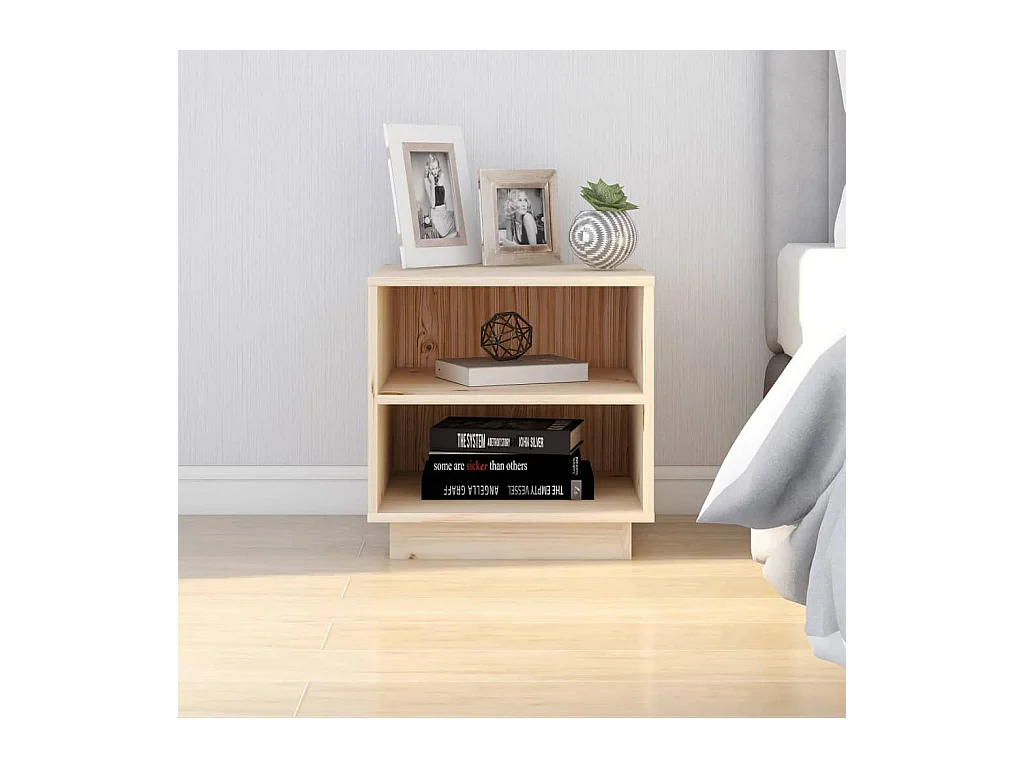 Decatur  Tables de chevet 2 pcs 40x34x40 cm Bois de pin solide