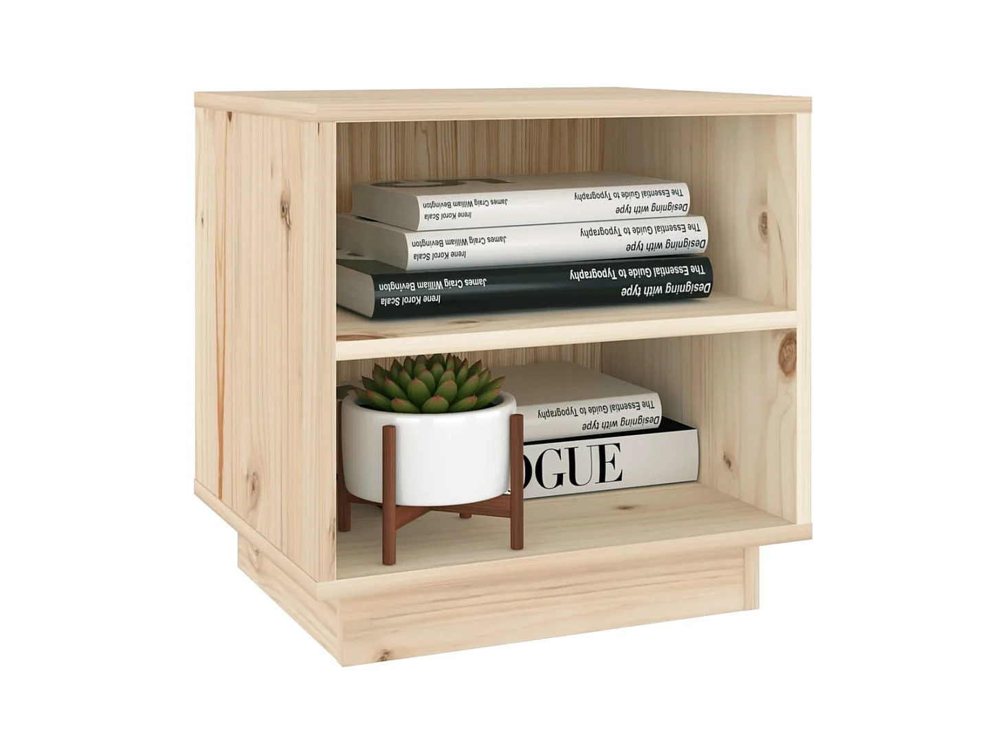 Decatur  Tables de chevet 2 pcs 40x34x40 cm Bois de pin solide