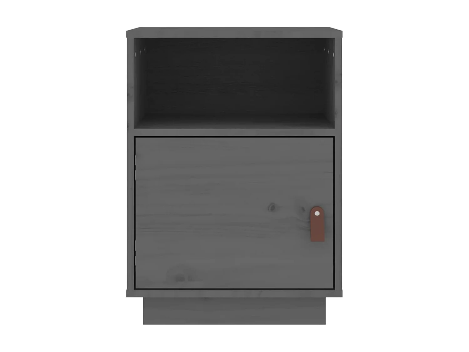 Soisy-sous-Montmorency  Tables de chevet 2 pcs Gris 40x34x55 cm Bois de pin massif