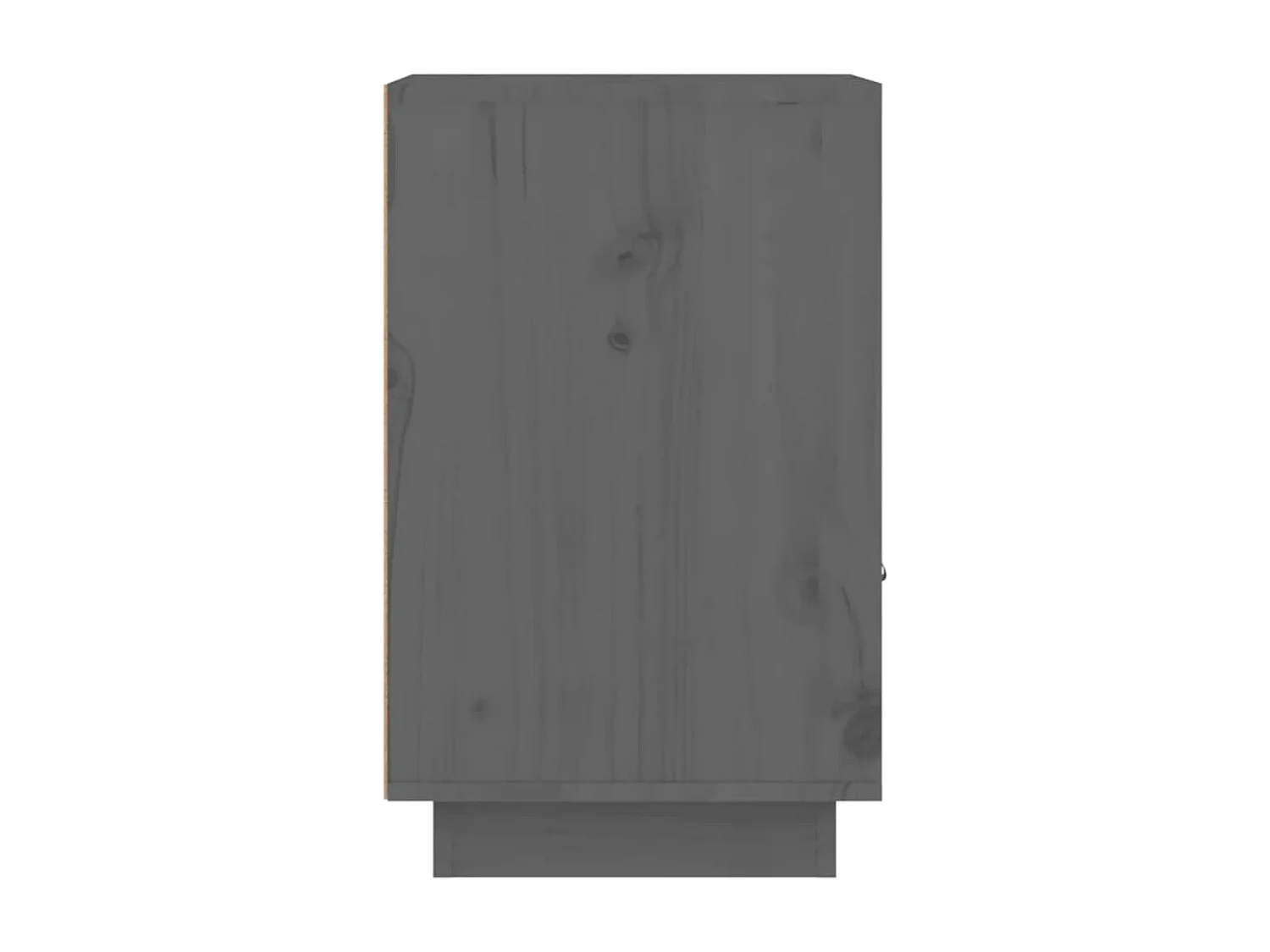 Soisy-sous-Montmorency  Tables de chevet 2 pcs Gris 40x34x55 cm Bois de pin massif