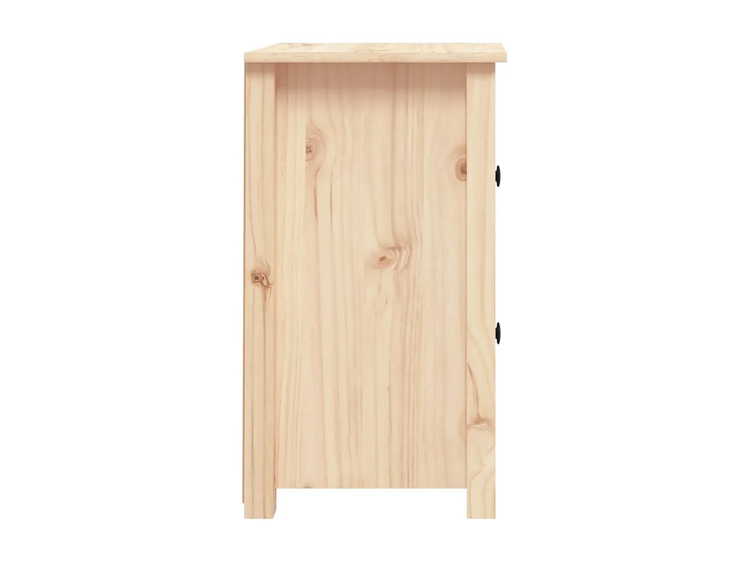 Rida  Comodino 40x35x61,5 cm in Legno Massello di Pino