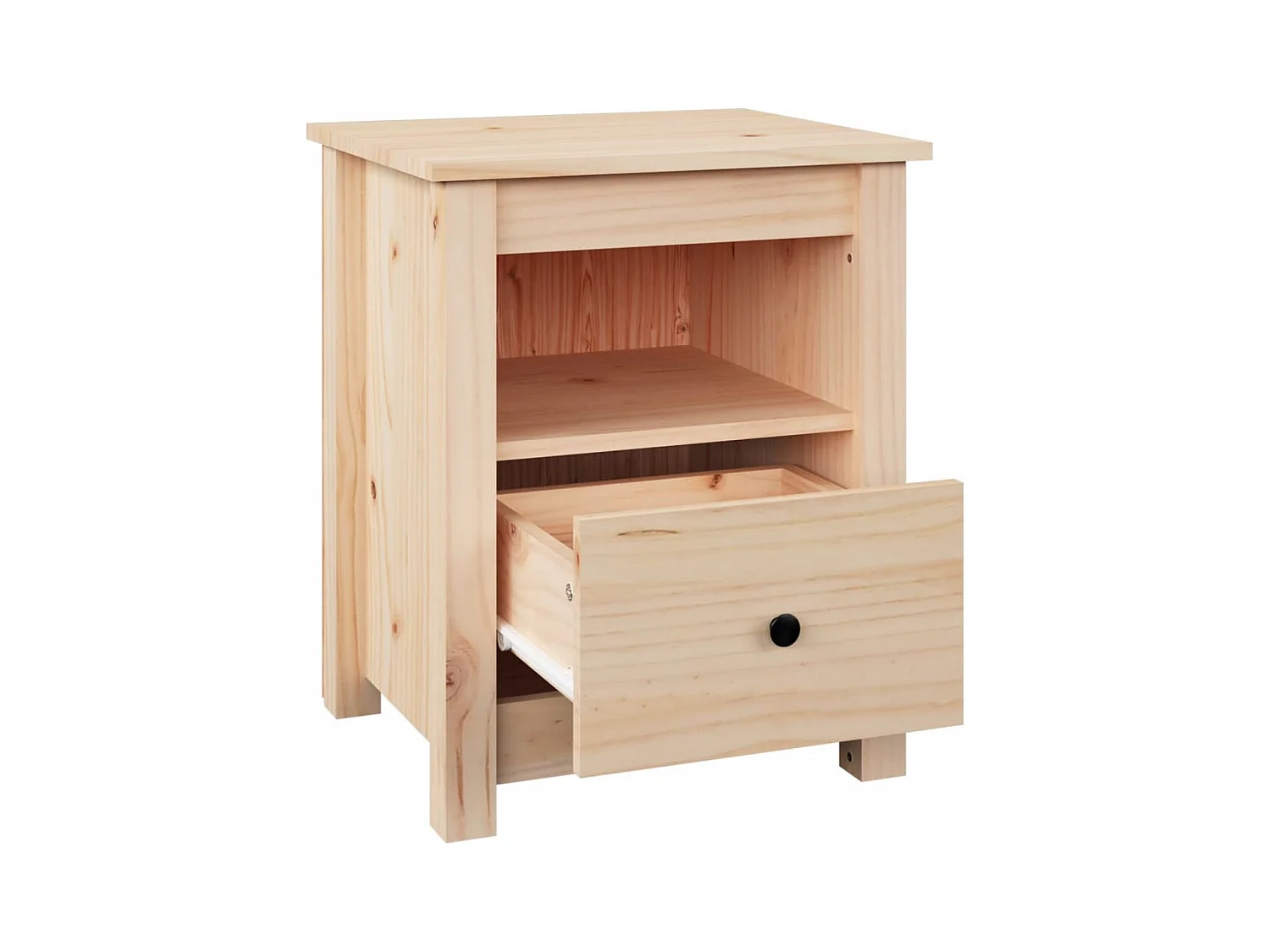 Aldino  Tables de chevet 2 pcs 40x35x49 cm Bois de pin massif