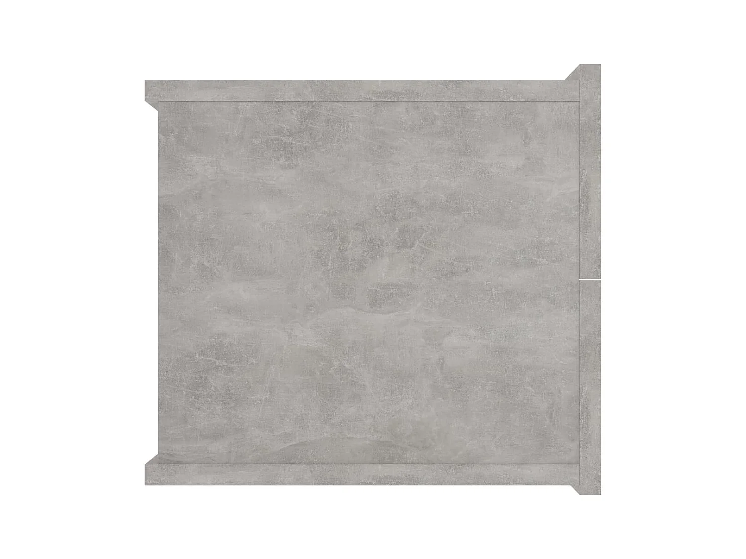 Ylöjärvi  Tables de chevet 2 pcs Gris béton 40x30x30 cm Bois ingénierie