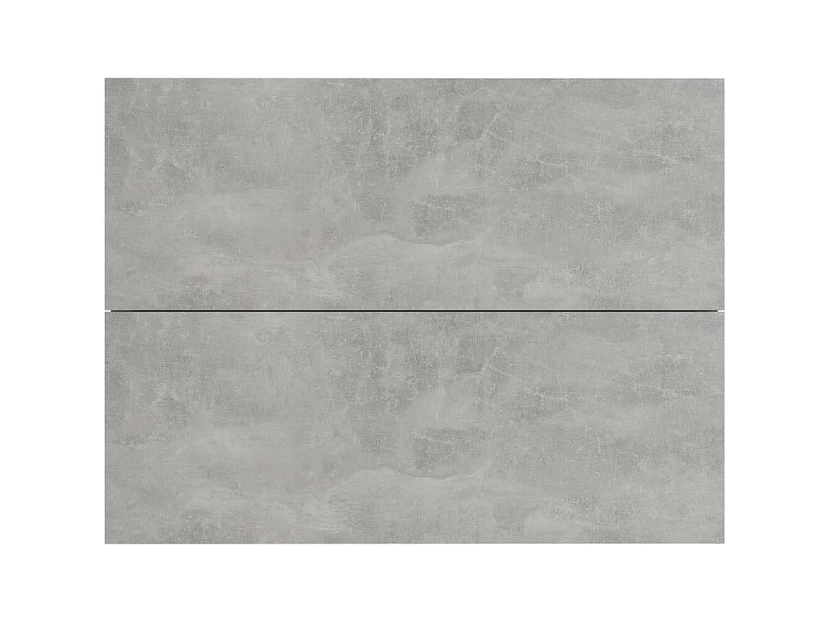 Ylöjärvi  Tables de chevet 2 pcs Gris béton 40x30x30 cm Bois ingénierie