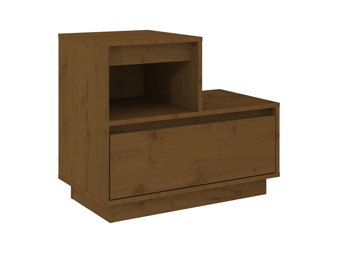 Kværndrup  Tables de chevet 2pcs Marron miel 60x34x51cm Bois de pin massif