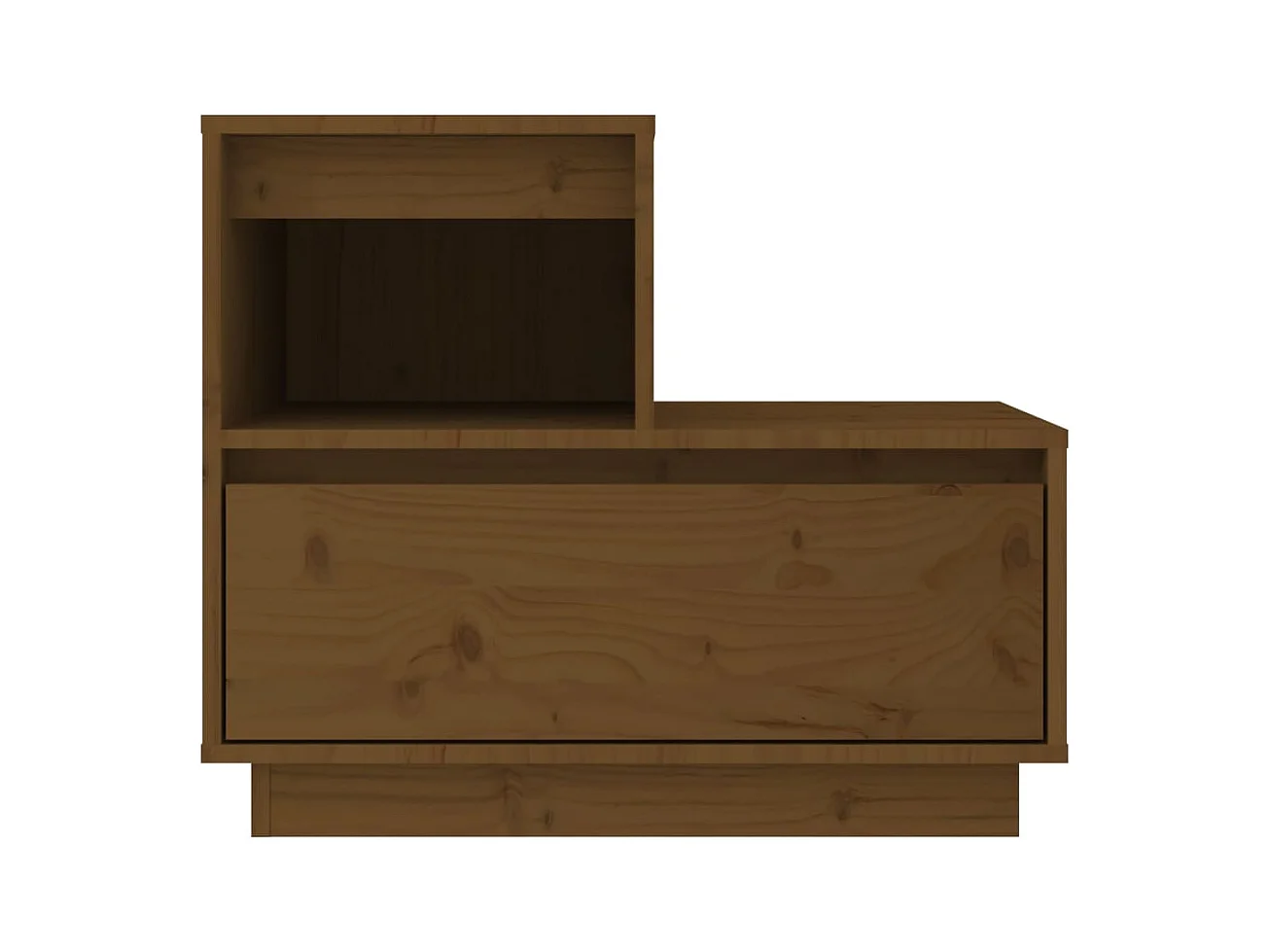 Kværndrup  Tables de chevet 2pcs Marron miel 60x34x51cm Bois de pin massif