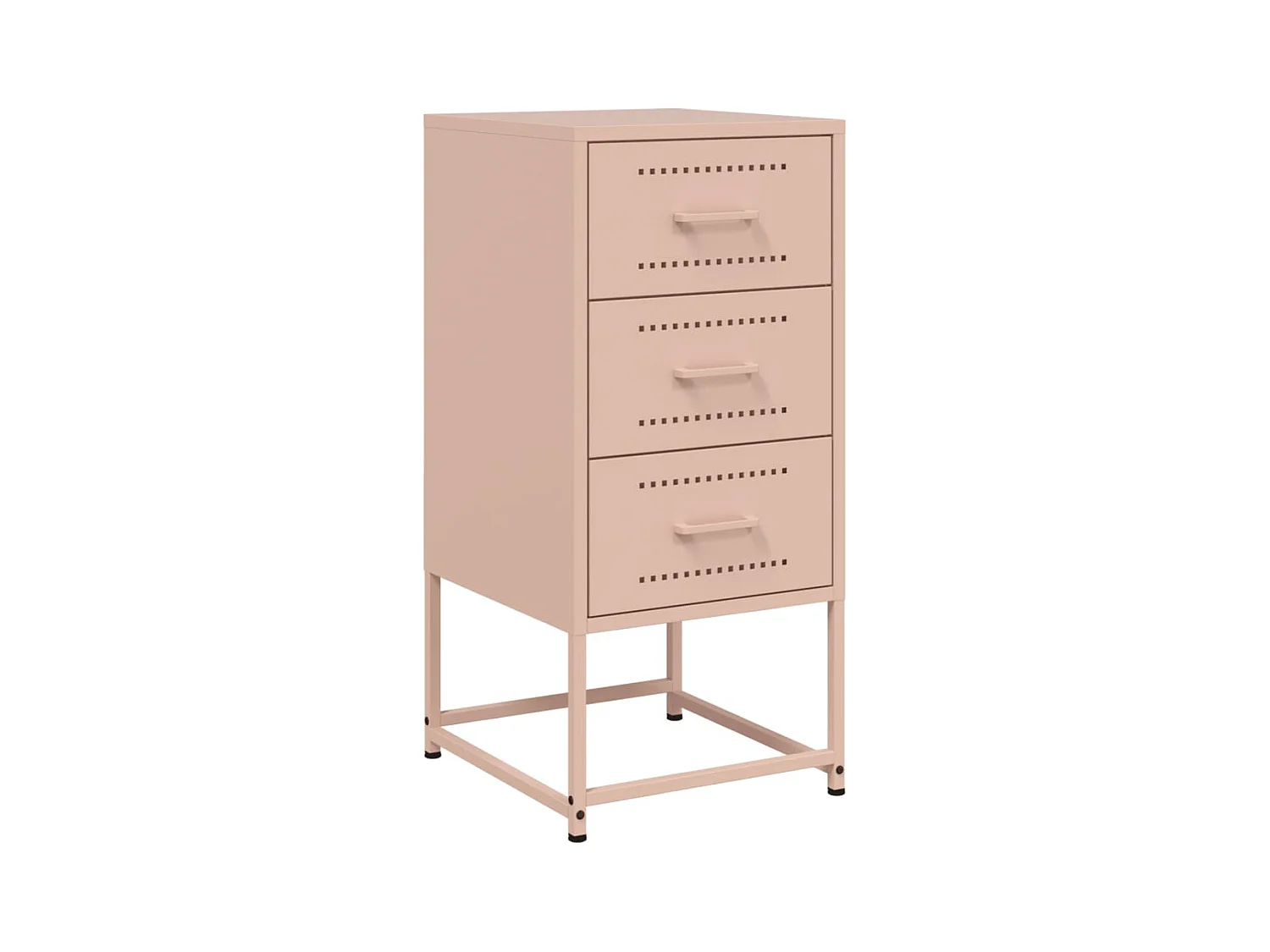 Isle of Hope  Table de chevet rose 36x39x78 cm acier