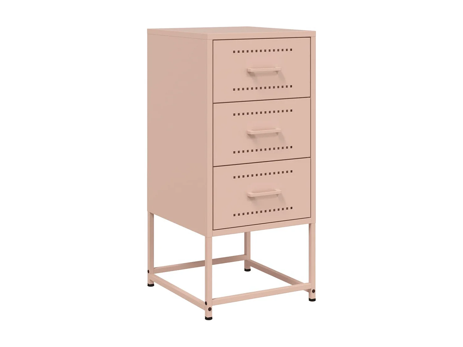 Isle of Hope  Table de chevet rose 36x39x78 cm acier