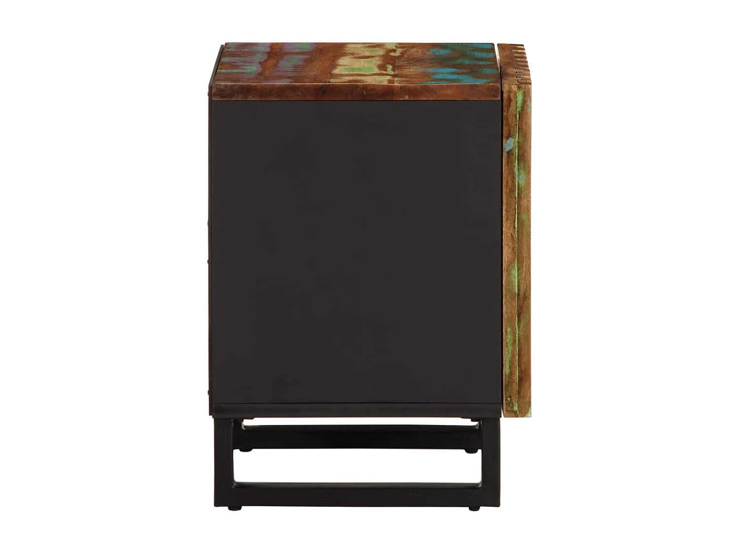 Bryral  Table de chevet 40x34x46 cm bois massif de récupération