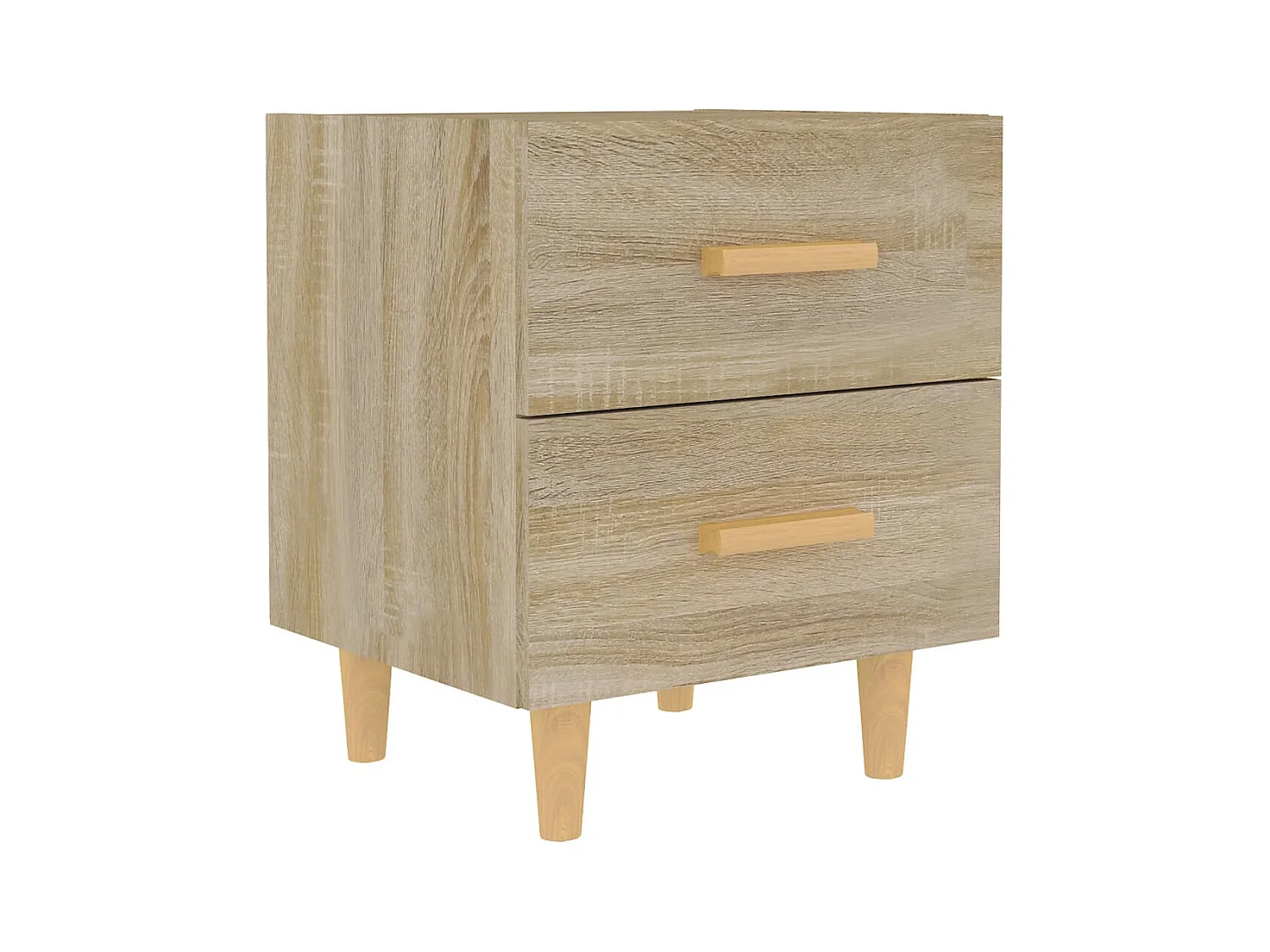 Ferrara  Table de chevet Chêne sonoma 40x35x47,5 cm