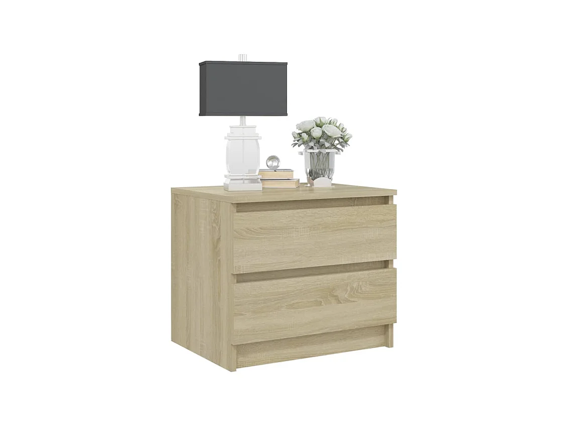 Weldon Spring  Tables de chevet 2 pcs Chêne sonoma 50x39x43,5 cm Aggloméré