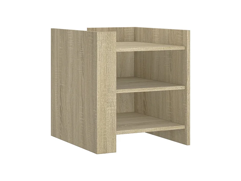 Sophie-Alix  Table de chevet chêne sonoma 45x50x50 cm bois d’ingénierie