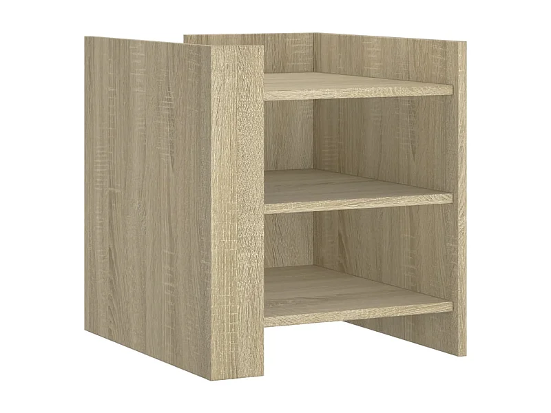 Sophie-Alix  Table de chevet chêne sonoma 45x50x50 cm bois d’ingénierie