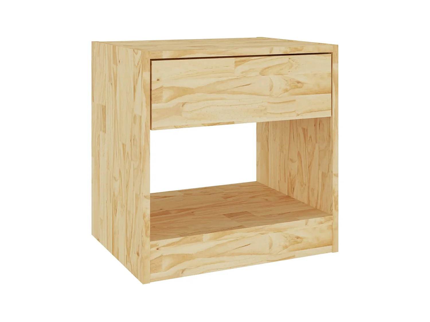 Malrik  Table de chevet 40x31x40 cm bois de pin massif