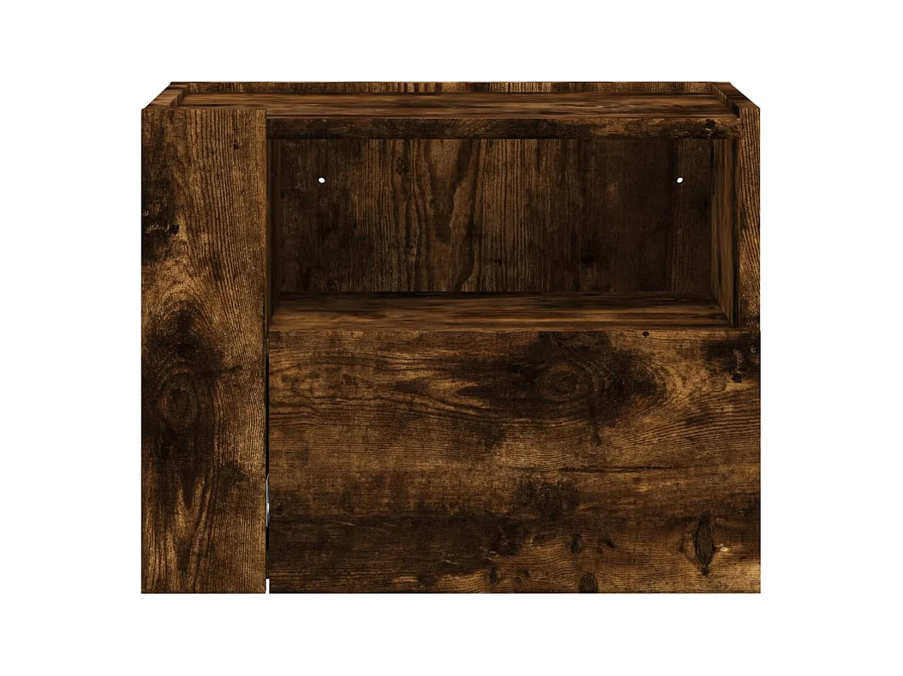 Sun City Center  Tables de chevet murales 2 pcs chêne fumé 45x30x35 cm