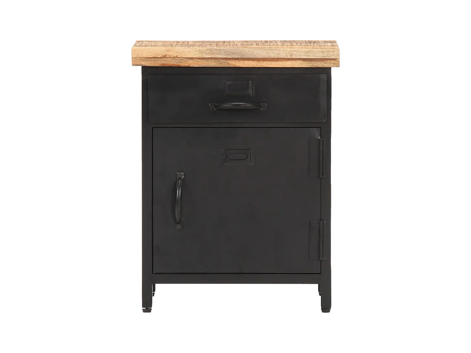 Garden Furniture -  Table de chevet 40x30x52 cm Bois de manguier brut