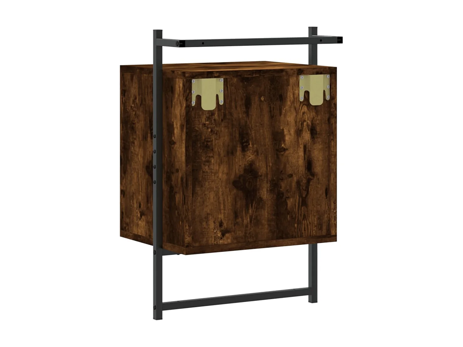 Gina Sofie  Table de chevet murale 2 pcs chêne fumé 40x30x61 cm