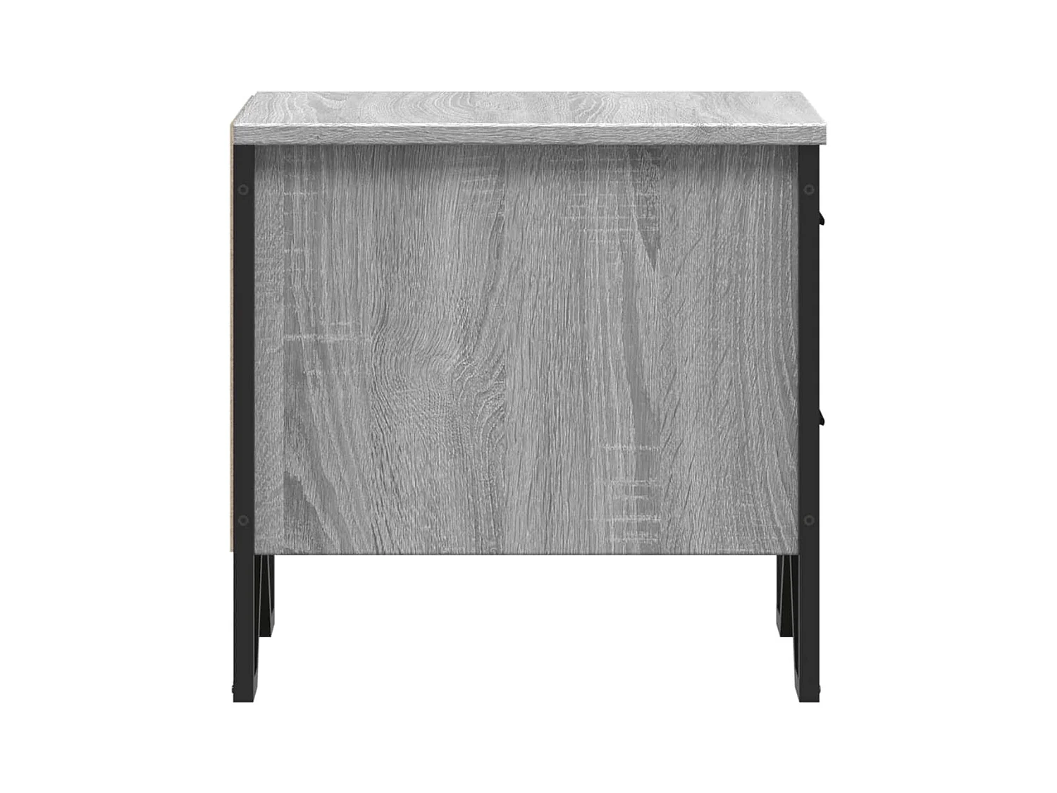 Hanne  Tables de chevet 2 pcs sonoma gris 40x41x40cm bois d'ingénierie