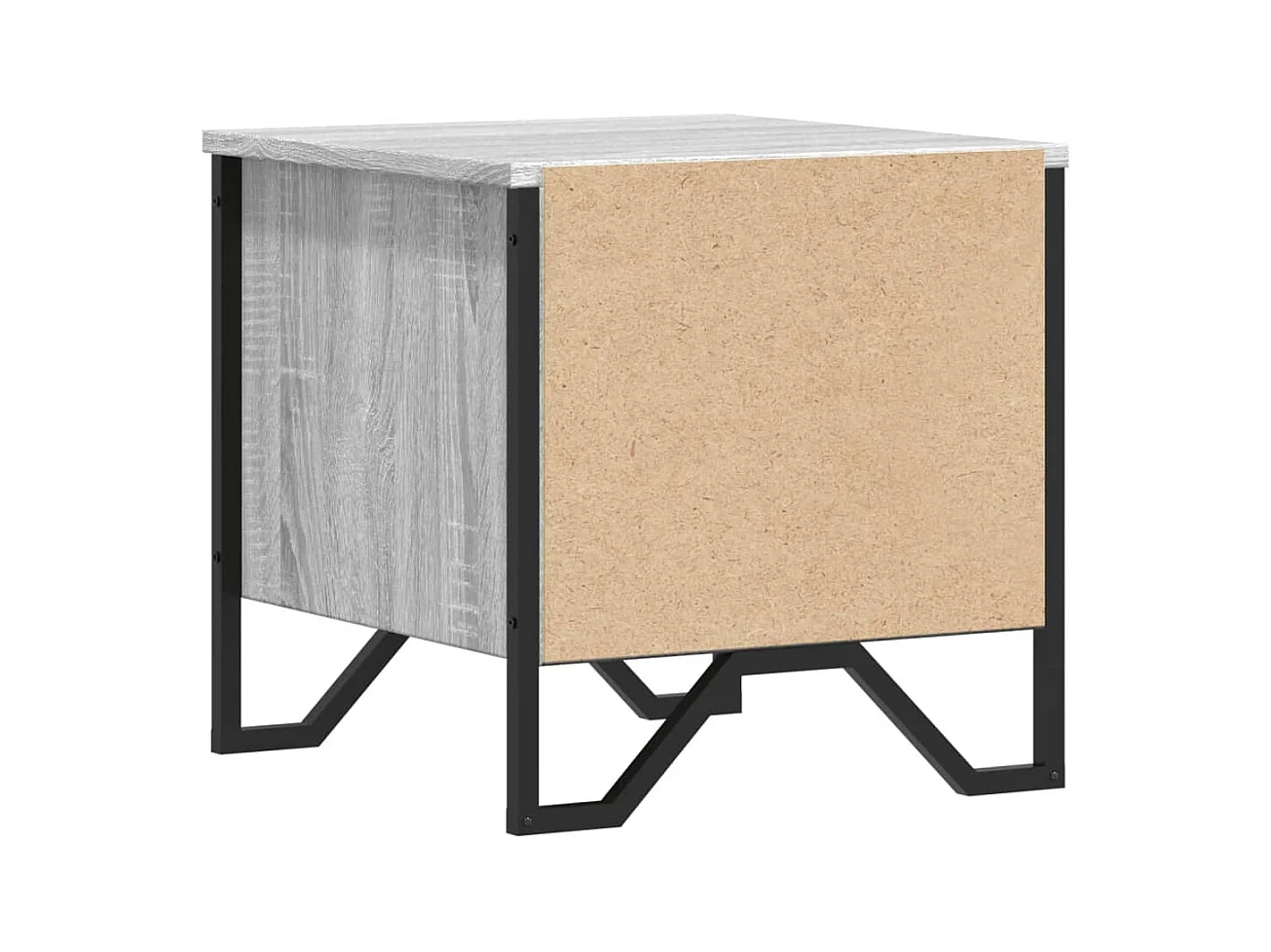 Hanne  Tables de chevet 2 pcs sonoma gris 40x41x40cm bois d'ingénierie