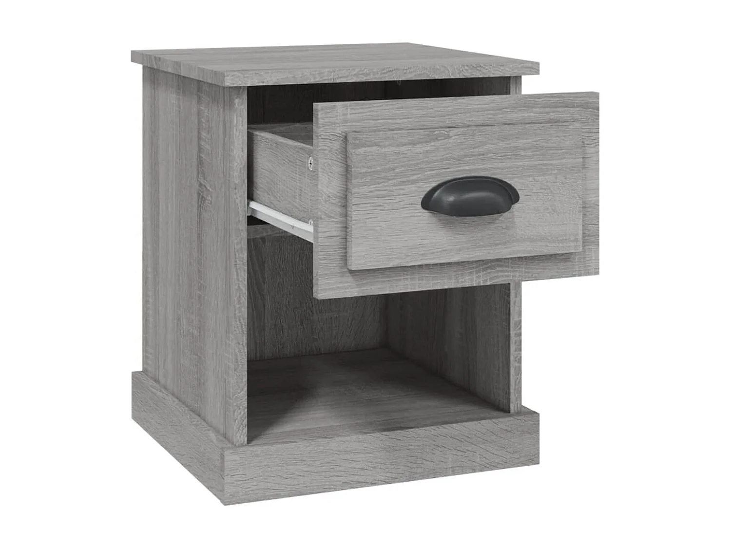 Cicero  Comodini 2 pz Grigio Sonoma 39x39x47,5 cm in Legno Multistrato