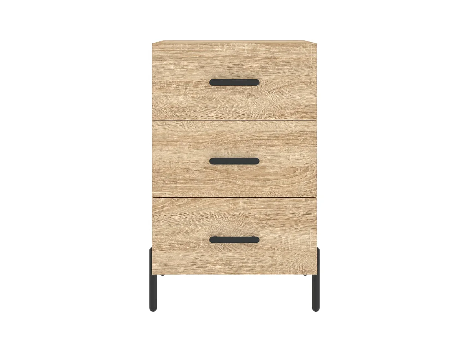 Linne  Table de chevet chêne sonoma 40x40x66 cm bois d'ingénierie