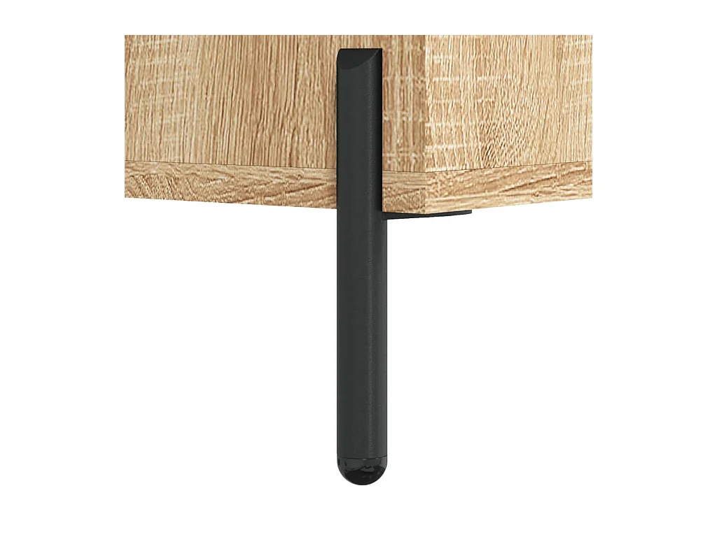 Linne  Table de chevet chêne sonoma 40x40x66 cm bois d'ingénierie