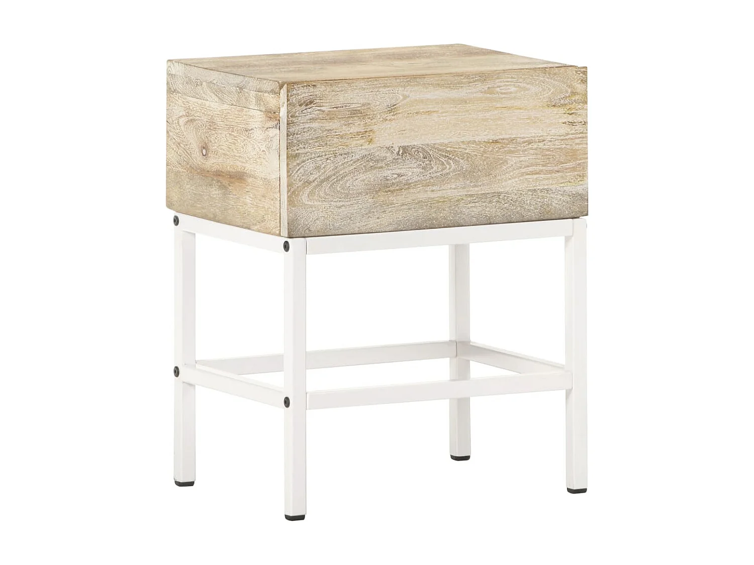 Garden Furniture -  Table de chevet 40x30x50 cm Bois de manguier massif