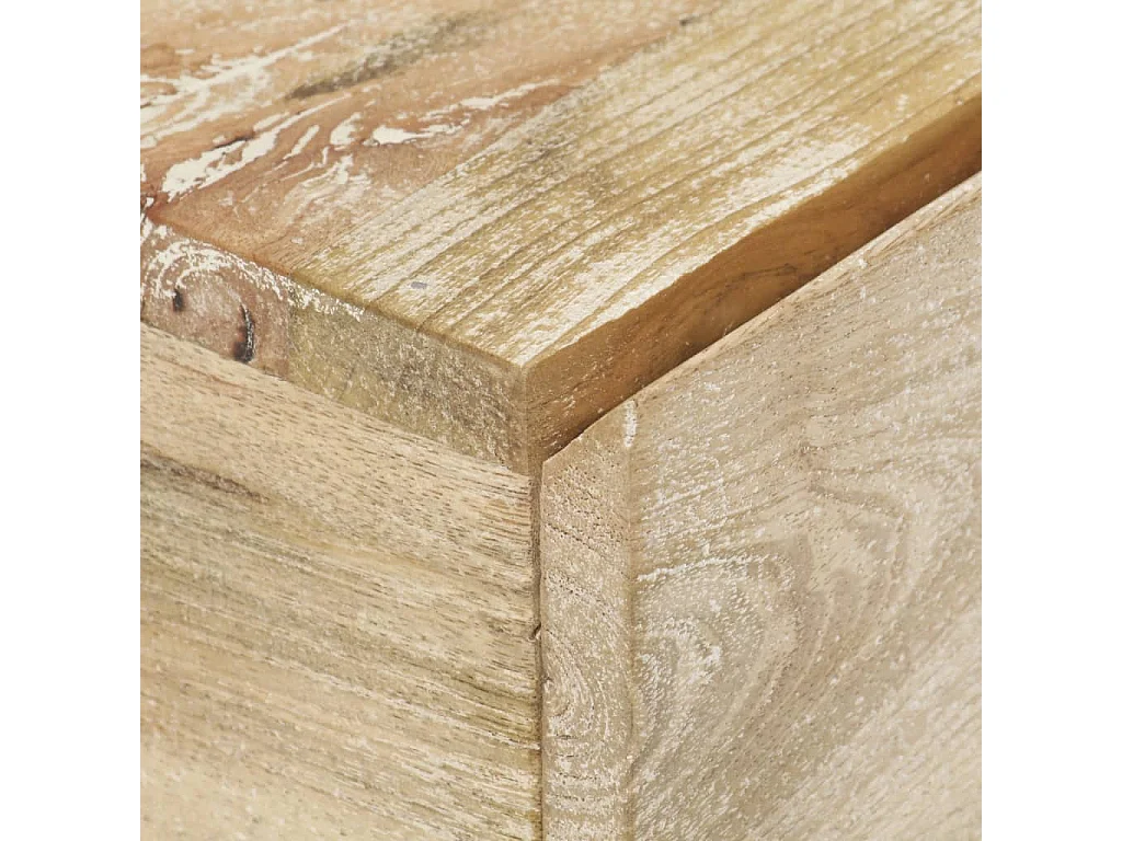 Garden Furniture -  Table de chevet 40x30x50 cm Bois de manguier massif